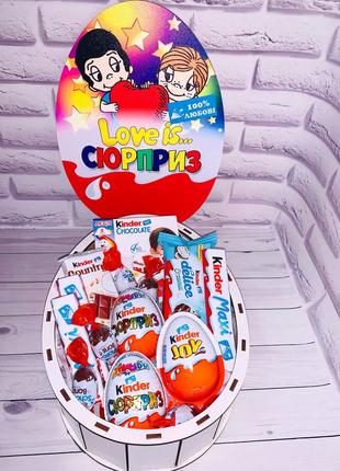 Подарочный сладкий набор Kinder love is