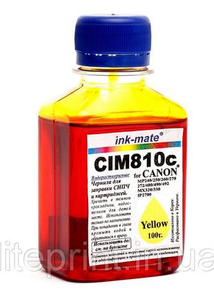 Чернила для принтера Canon - Ink-Mate - CIM810, Yellow, 100 г