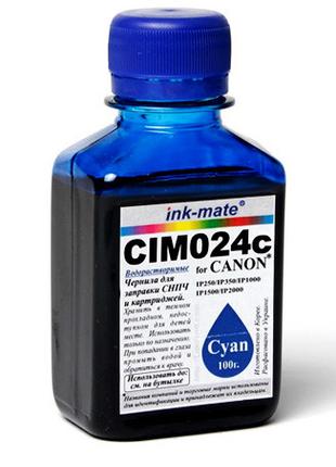 Чернила для принтера Canon - Ink-Mate - CIM024, Cyan, 100 г
