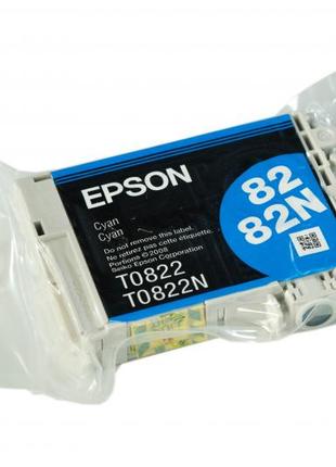 Оригинальный картридж Epson Epson T0822, Cyan