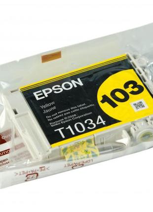 Оригинальный картридж Epson T1034, Yellow