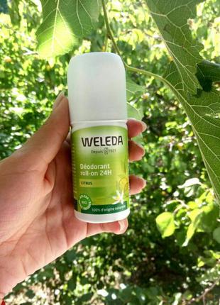 Шариковый дезодорант "цитрус" weleda