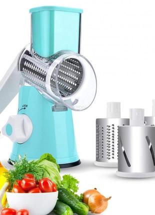 Овощерезка мультислайсер tabletop drum grater kitchen master т...