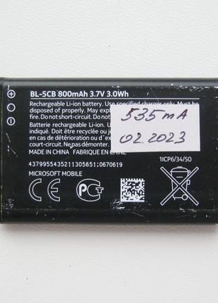Аккумулятор Nokia BL-5CB 535 mA протестированный, 100% оригинал