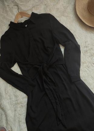 Черное платье h&amp;m, размер м-l. универсальное черное платье...