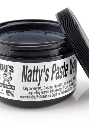 Твердый воск для темных авто Poorboy's Natty's Black Paste Wax