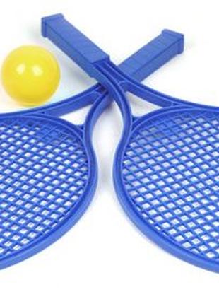 Детский набор для тенниса синий ТЕХНОК 53х24,5х9 см