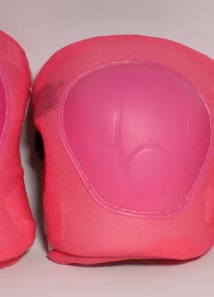Комплект защиты для коленей, локтей и ладоней CL180201 Розовый