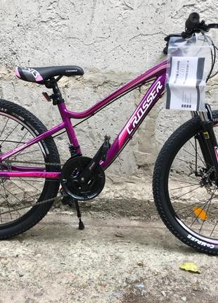 Велосипед Crosser Mary 24" (рама 13) Фиолетовый
