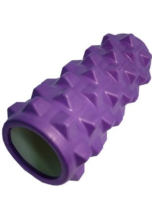 Валик (ролл) для фитнеса SNS 31х12см LY1-31 фиолетовый