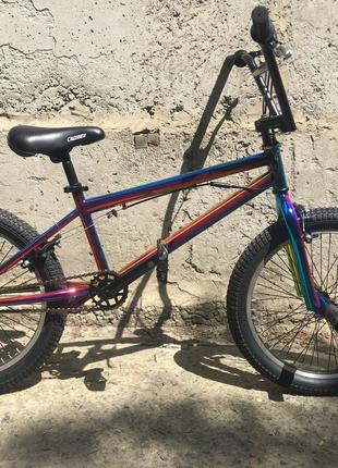 Велосипед bmx для подростка Crosser Rainbow 20" радужный