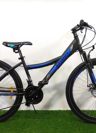 Гірський велосипед Azimut Navigator 26 GD рама 12,5 чорно-синій