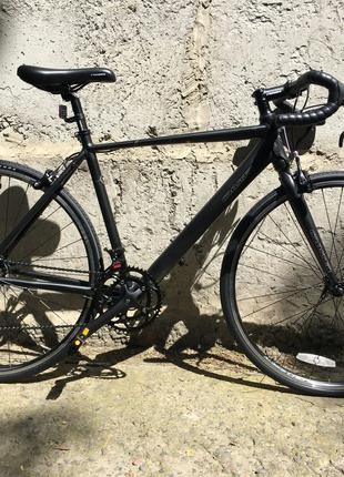 Велосипед шосейний Crosser XC 500 28" (14S, рама 20) 2021 чорний