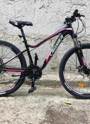 Велосипед Crosser Mary 24" (рама 13) Черно-розовый