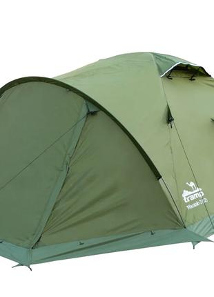 Экспедиционная четырехместная палатка Tramp Mountain 4 (V2) Зе...