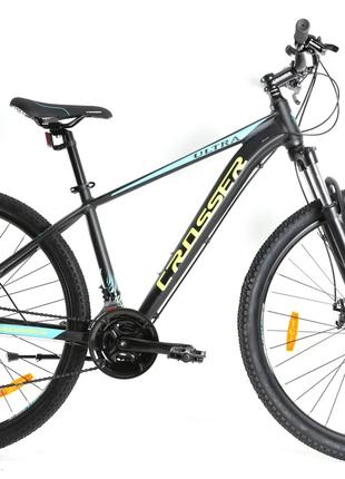 Велосипед найнер Crosser Ultra 29" рама 17 черно-синий