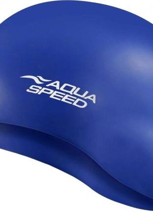 Шапка для плавания Aqua Speed MONO 6189 (111-01) синий Уни OSF...