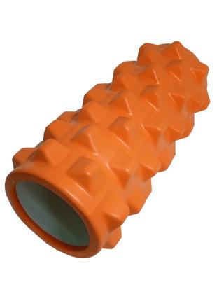 Валик (ролл) для фитнеса SNS 31х12см LY1-31 оранжевый