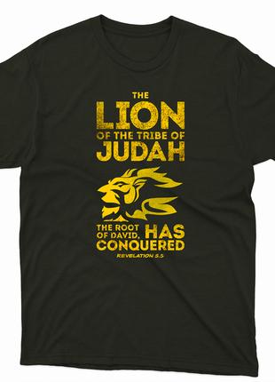 Футболка с христианским принтом The Lion of the Judah the root...