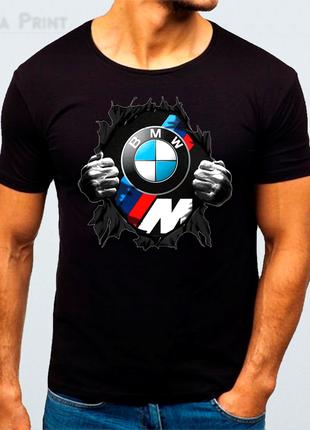 Футболка с принтом авто "BMW / БМВ"