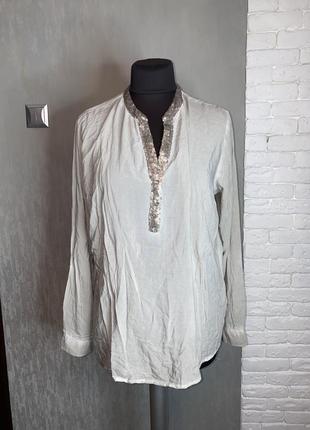 Блуза блузка в стиле кэжуал большого размера jean pascale xxxl...