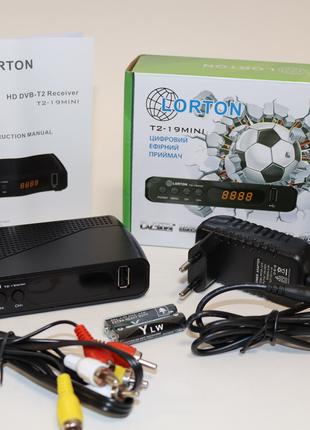 LORTON T2-18 HD MINI цифровий ефірний DVB-T2 ресивер (тюнер Т2)
