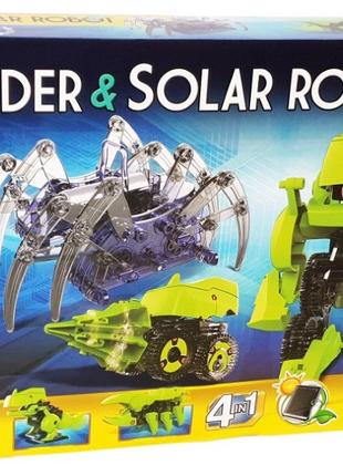 Конструктор на Солнечной Батарее Spider and Solar Robot