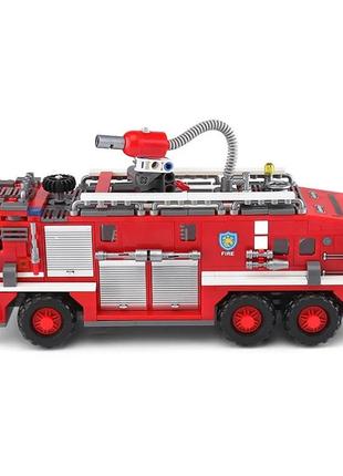 Детский Конструктор Пожарная Машина с Водометом 720 Деталей На...