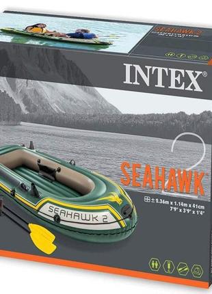 Надувная Лодка Intex Seahawk 2 Двухместная