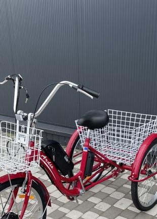 Триколісний електровелосипед 24" Cubic-Bike Meridian 500 W 10....