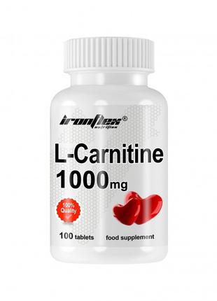 Жиросжигатель IronFlex L-Carnitine 1000, 100 таблеток