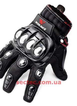 Мото-перчатки Wosawe с металлической защитой, мягкой защитой к...
