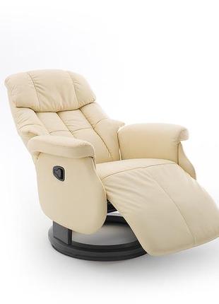 Комфортное кресло-реклайнер relax calgar l chair creame стелла...