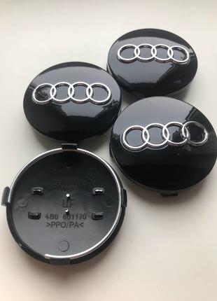 Колпачки заглушки на диски Ауди Audi 60мм 4B0 601 170 4B0601170