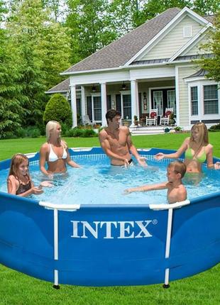 Басейн каркасний intex