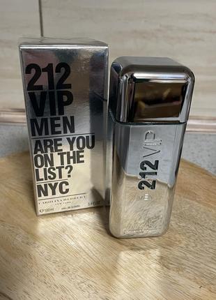 Carolina herrera 212 vip men 100ml