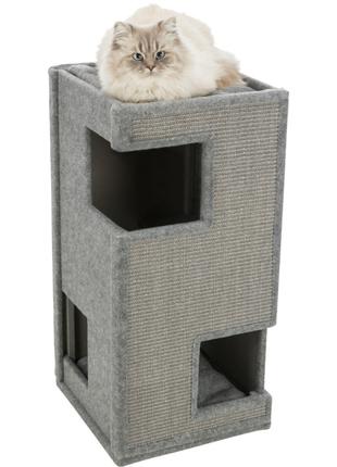 Когтеточка-домик Trixie Gabriel серая для кошек 78см