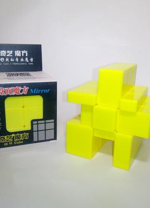 Кубик Рубика зеркальный 3х3 Qiyi-Mofange Mirror Yellow