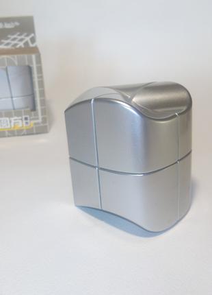 Дзеркальний кубик Рубіка 2х2 MoYu Wave Cube - Silver