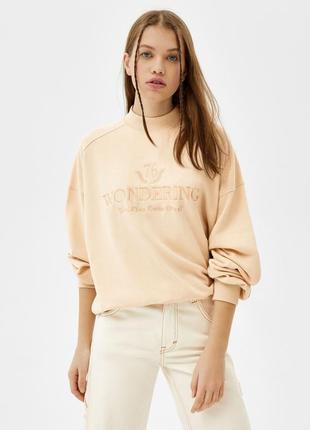 Oversize свитшот bershka