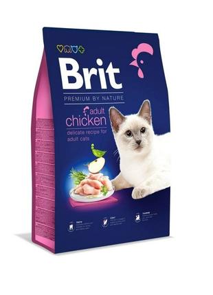 Корм для котов Brit Premium Cat Adult Chicken (Курица) 8кг