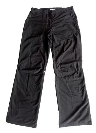 Чорні теплі штаны з світловідбиваючими смугами tcm tchibo