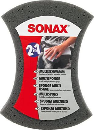 Sonax Multischwamm 2in1_Губка двухсторонняя для мойки авто 2 в 1