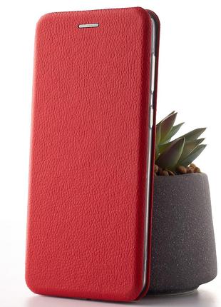 Чехол книжка магнит Xiaomi Redmi A1 красный