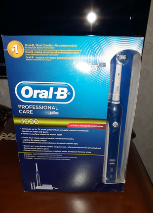 Зубная щетка электрическая Oral-B 3000, Новая
