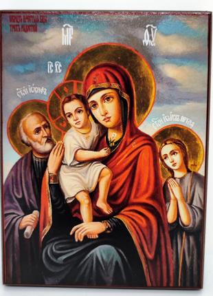 Икона Пресвятой Богородицы Трех Радостей 16×12см