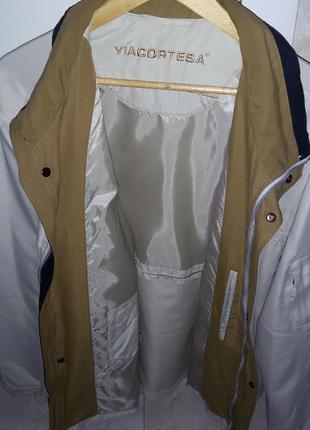 Куртка - вітровка чоловіча viakortesa р. 56-58, світлого кольору