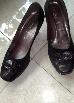 Жіночі туфлі gabor,шкіряні, розмір 37,5 ( 4 1/2, 24,5см)