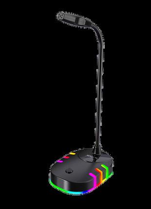 Настольный микрофон Xtrike ME USB всенаправленный с RGB подсве...