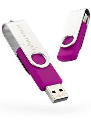 USB флеш накопитель eXceleram 32GB P1 Series Silver/Purple USB...